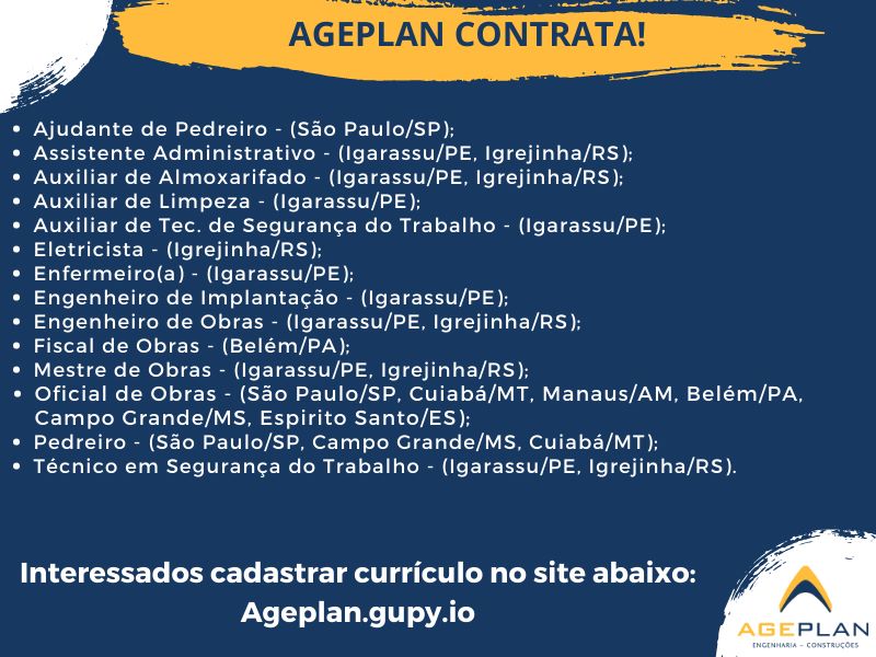 Oportunidades de emprego em Curitiba, Contratando agora